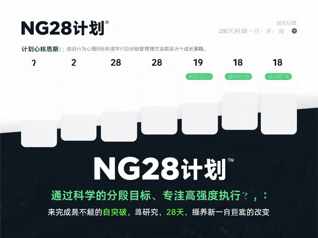“NG28计划”是以28天为周期，结合行为心理学和