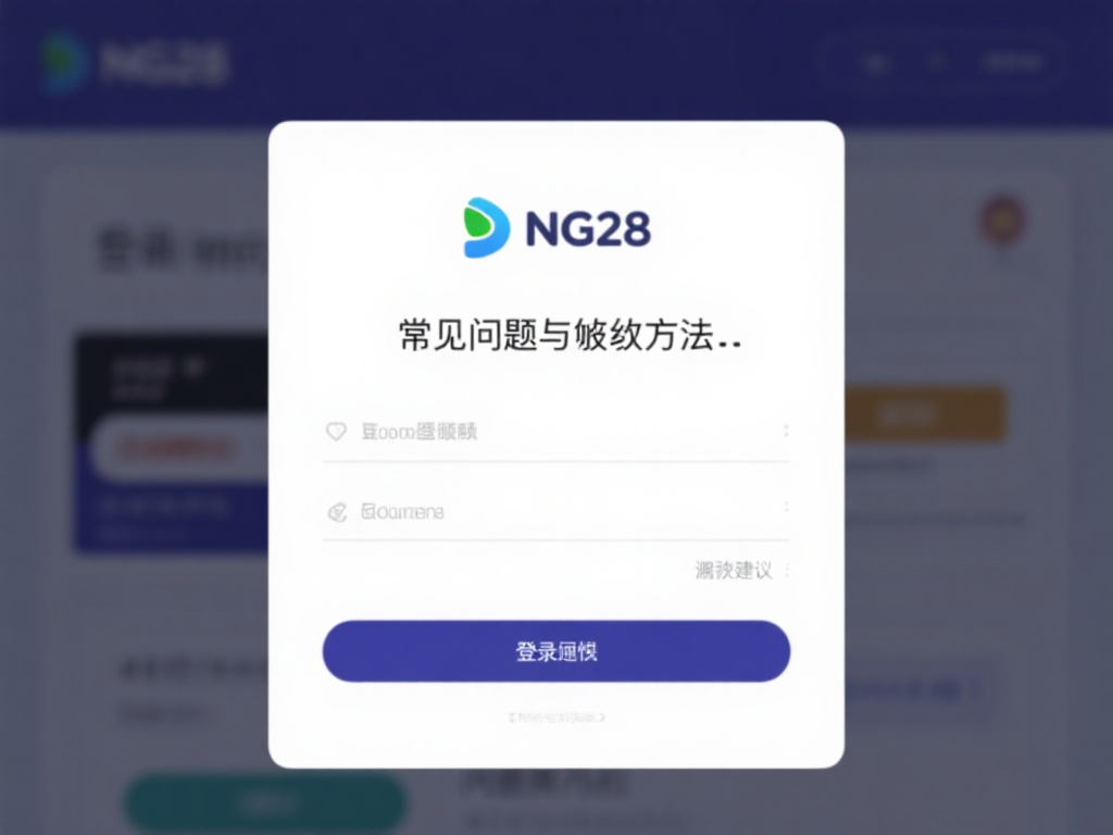 常见问题与解决方法：登录无忧
虽然NG28的登录